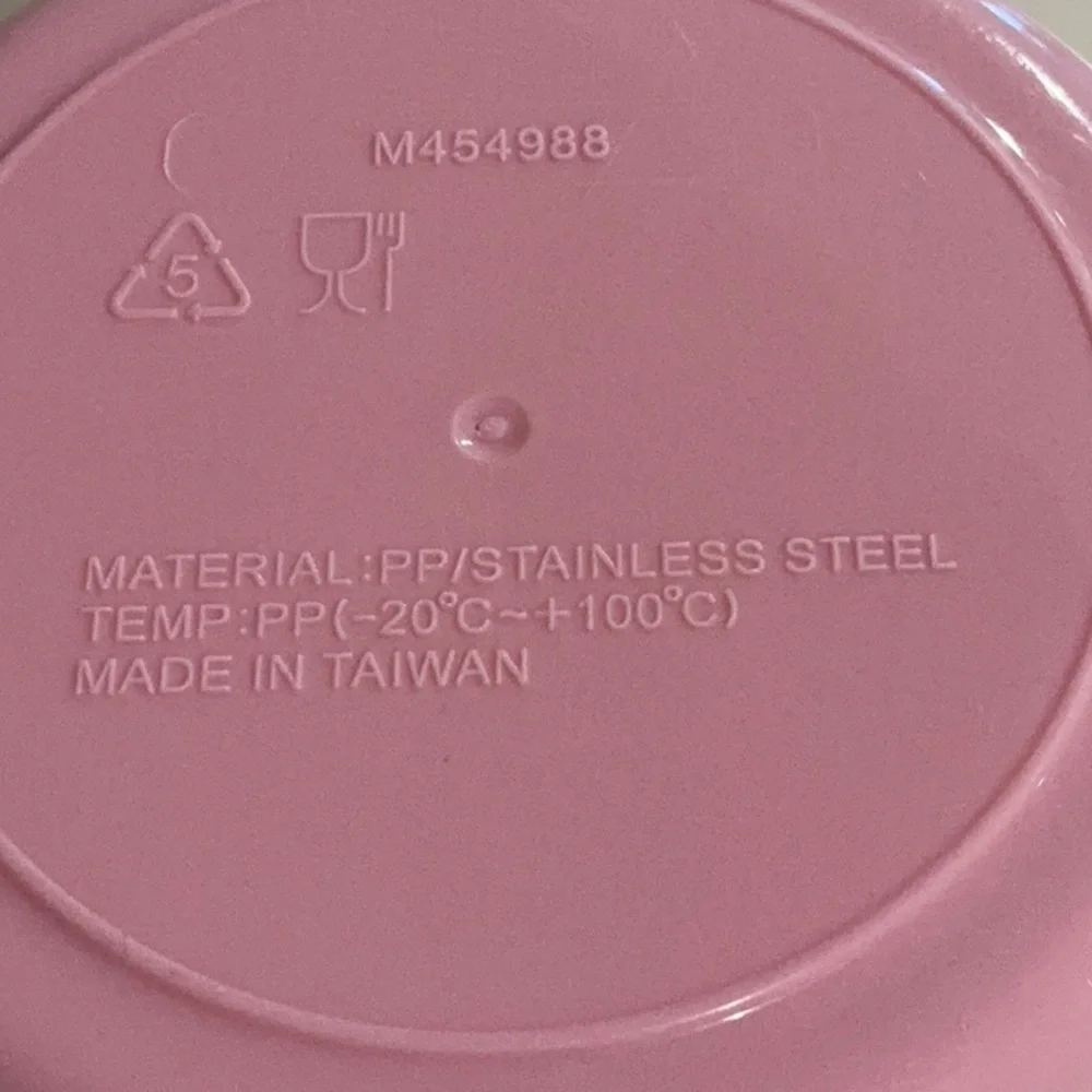 Sanrio Hello Kitty Stainless Steel Bowl with Lid with Mini Spoons in Pink